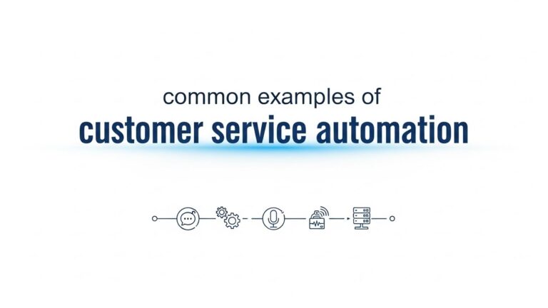 common examples of customer service automation