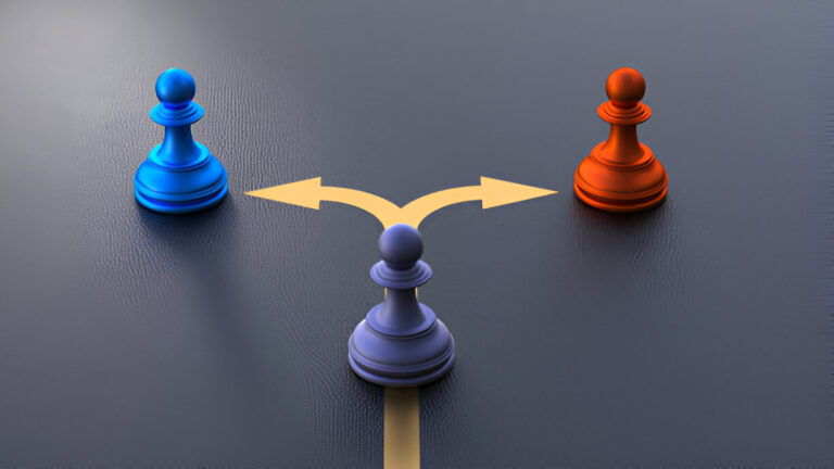 A chess-style decision tree