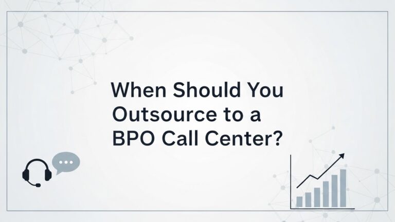 When Should You Outsource to a BPO Call Center?